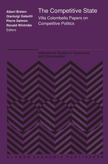 The Competitive State: Villa Colombella Papers on Competitive Politics: 21 - copertina