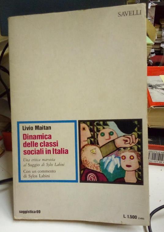 Dinamica delle classi sociali in Italia - copertina