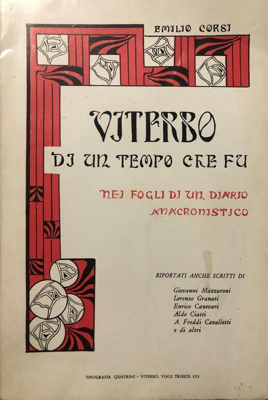 Viterbo in un tempo che fu - copertina