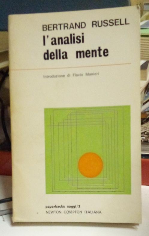 L' analisi della mente - Bertrand Russell - copertina