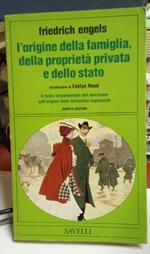 L' origine della famiglia, della proprietà privata e dello stato