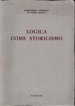 Logica come storicismo