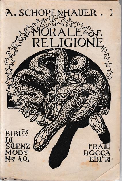 Morale e religione - Arthur Schopenhauer - copertina