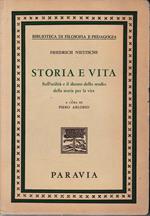 Storia e vita. Sull'utilità e il danno dello studio della storia per la vita