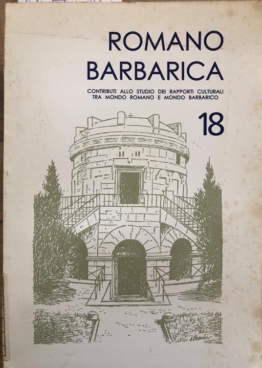 Romano Barbarica. 18 - copertina