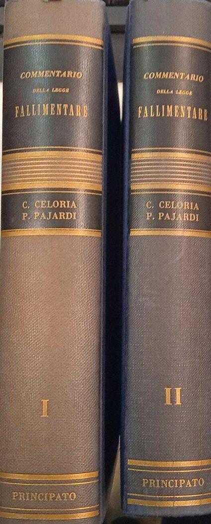 Commentario della legge fallimentare (due volumi) - copertina