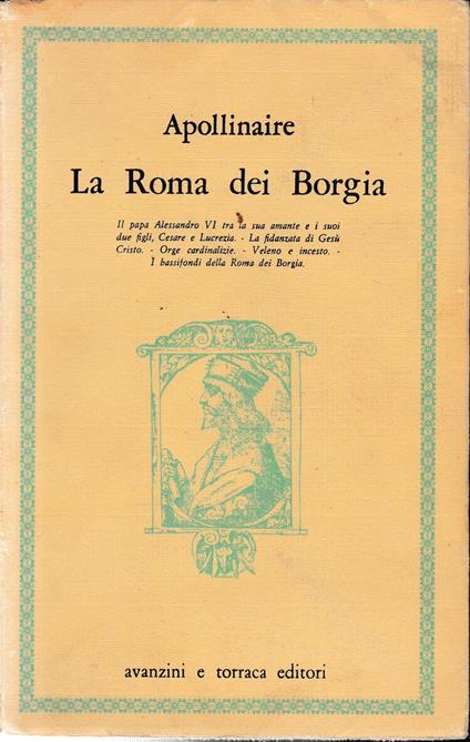 La Roma dei Borgia - Guillaume Apollinaire - copertina