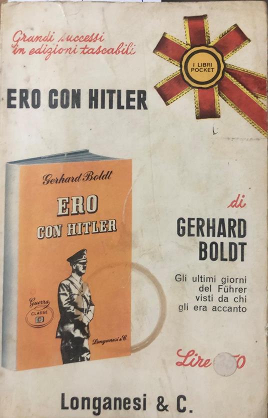 Ero con Hitler - Gerhard Boldt - copertina