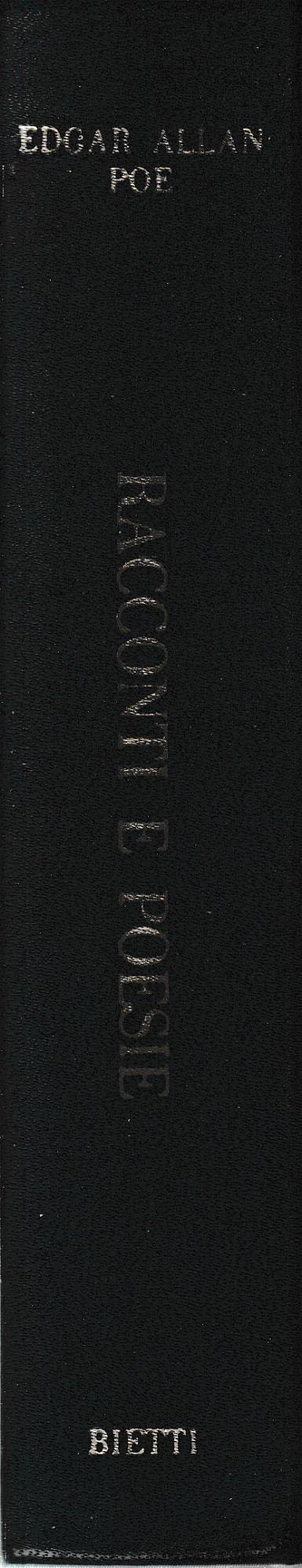 Racconti e poesie - Edgar Allan Poe - copertina