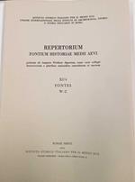 Repertorium fontium historiae medii aevi (XI/4 Fontes W-Z)