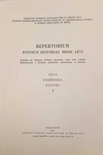 Repertorium fontium historiae medii aevi (XI/1-2 Compendia Fontes T)