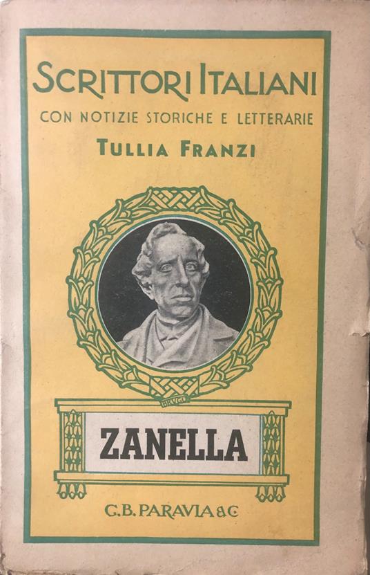 Giacomo Zanella - copertina