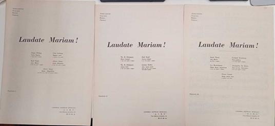 Laudate Mariam! (3 fascicoli) - copertina