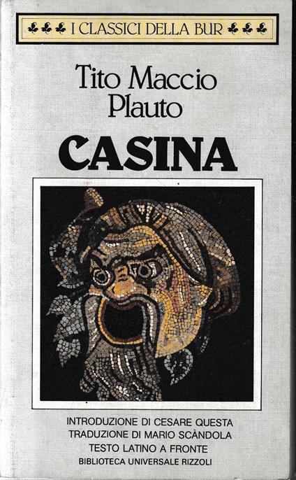 Casina. Testo latino a fronte - T. Maccio Plauto - copertina