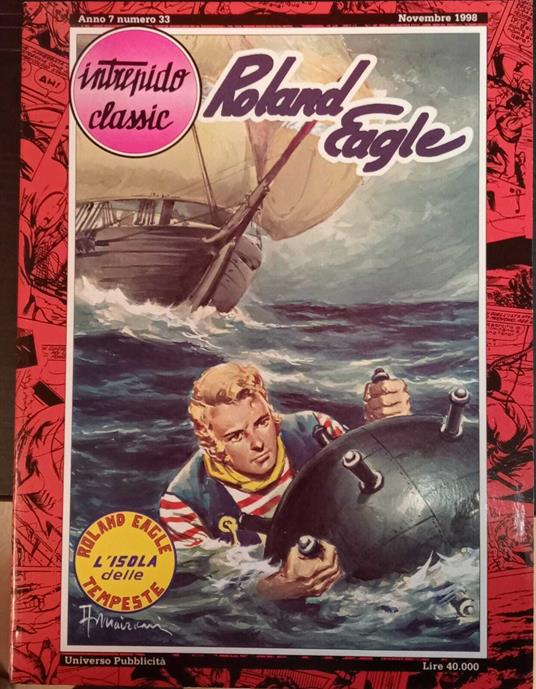 Roland Eagle. L'isola delle tempeste - copertina