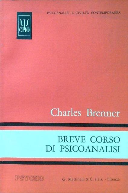 Breve corso di psicoanalisi - Charles Brenner - copertina
