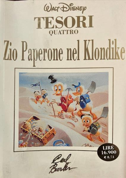 Tesori. Zio Paperone nel Klondike (Vol. 4) - Carl Barks - copertina