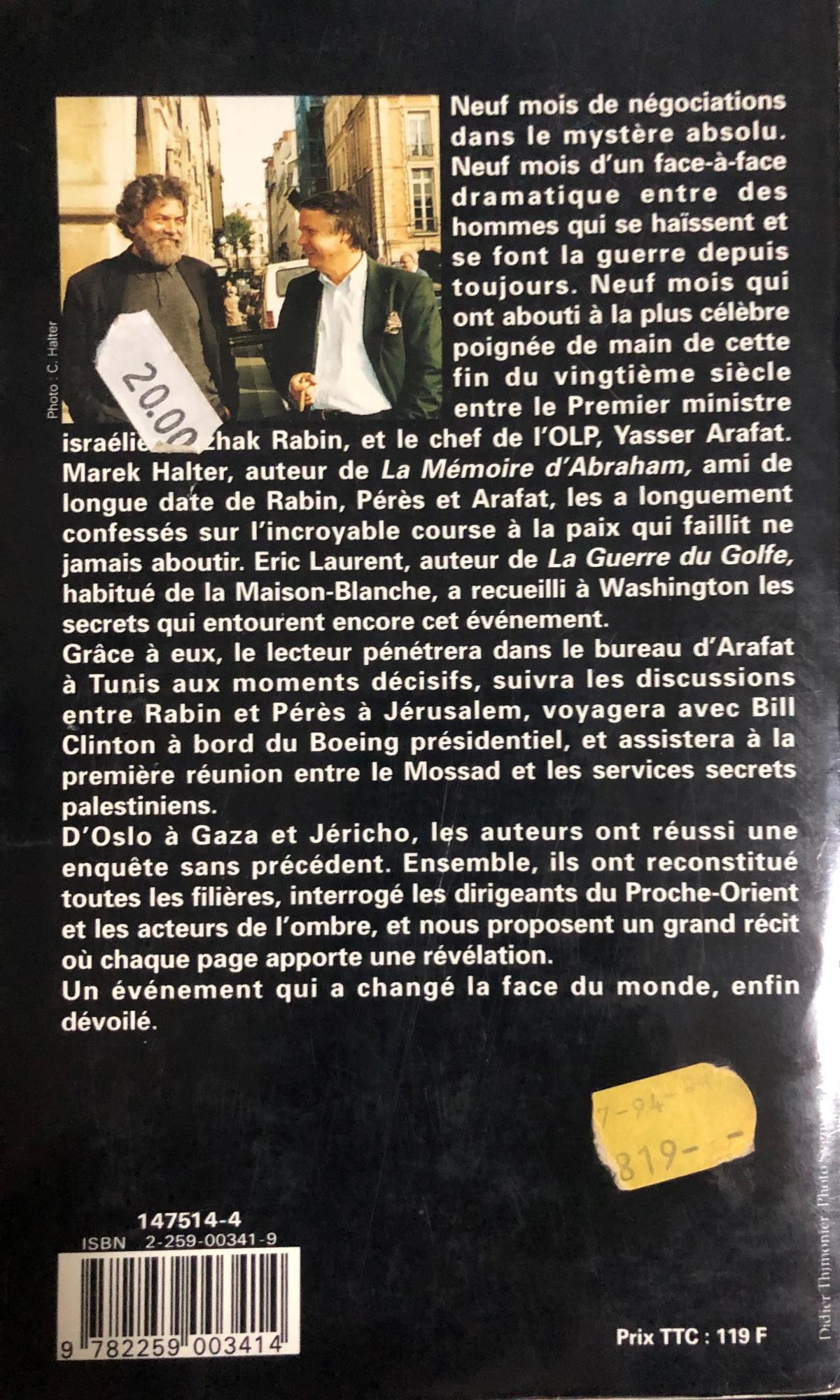 Les fous de la paix. Histoire secrète d'une négociation