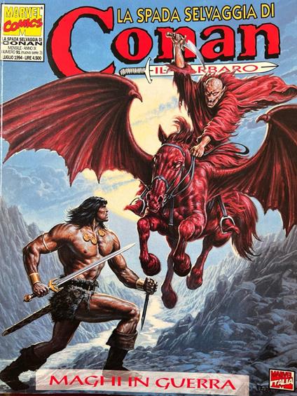 La spada selvaggia di Conan il Barbaro 91 - Maghi in guerra - copertina