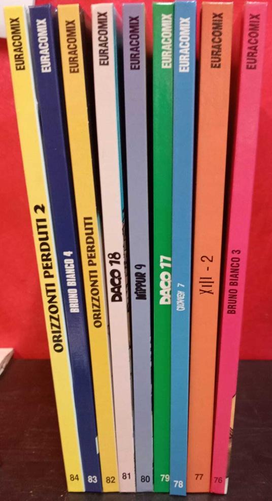 Collana Euracomix dal . 76 al n. 84 - copertina