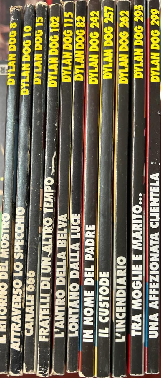 Lotto 11 numeri Dylan Dog (n° 8-10-15-82-102-115-242-257-262-295-299)