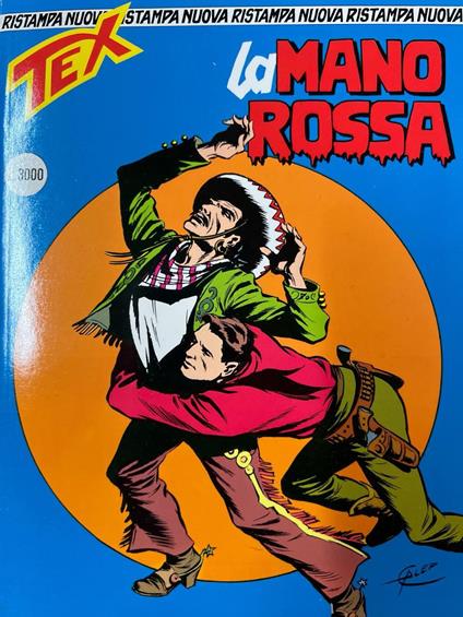 Tex Nuova Ristampa n° 1 - La mano rossa - copertina