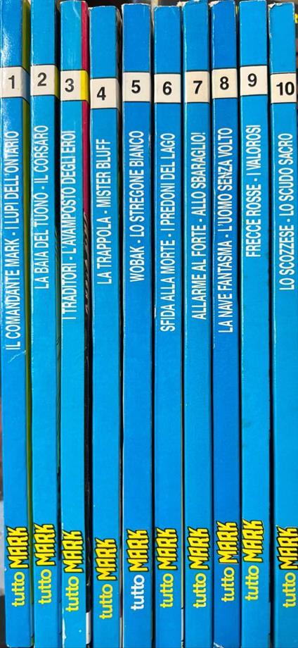 Lotto 10 fumetti Tutto Mark (da n° 1 a 10) - copertina
