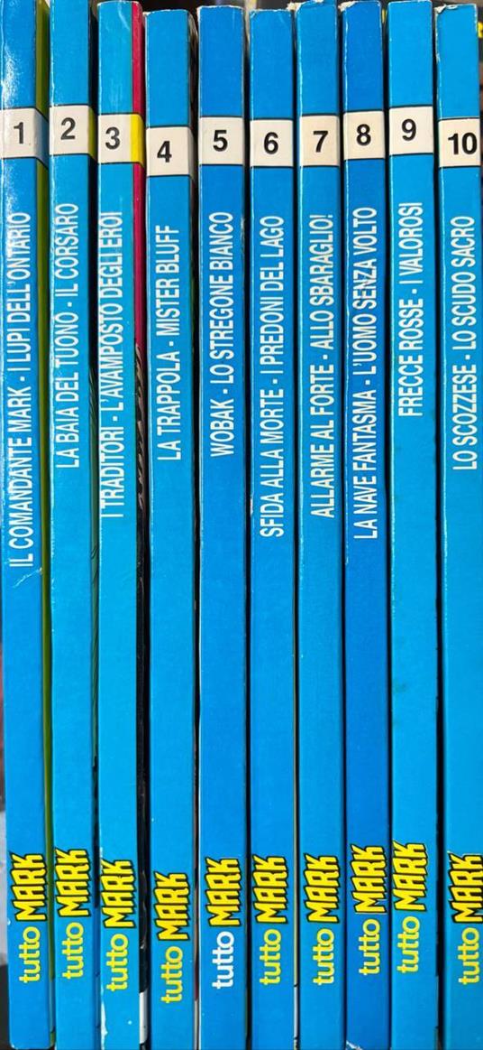 Lotto 10 fumetti Tutto Mark (da n° 1 a 10) - copertina