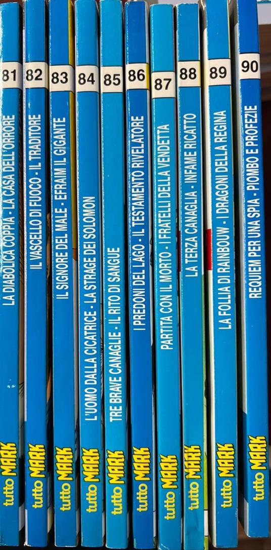 Lotto 10 numeri Tutto Mark (da n° 81 a 90) - copertina