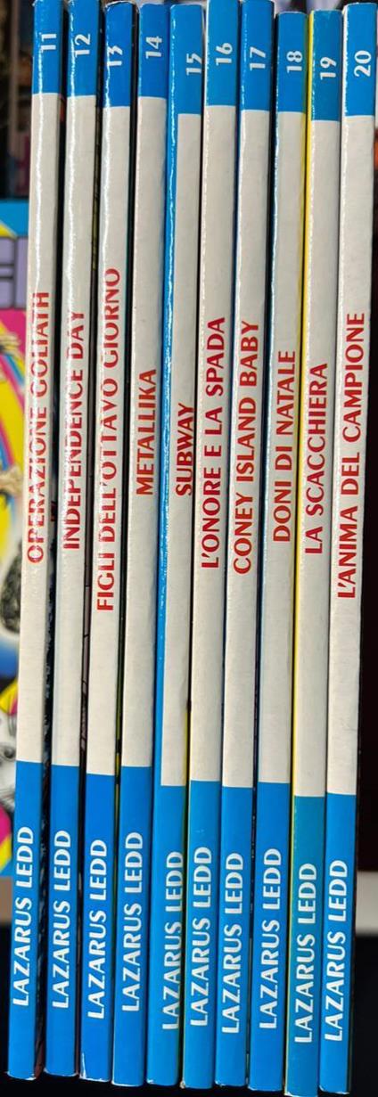 Lotto 10 fumetti Lazarus Ledd (da n° 11 a 20) - copertina