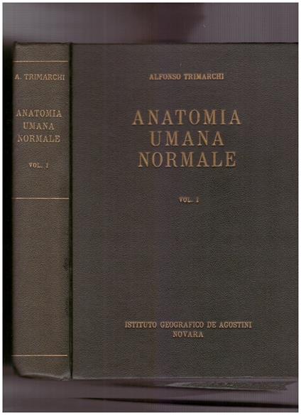 Anatomia umana normale. Volume I - Alfonso Trimarchi - copertina