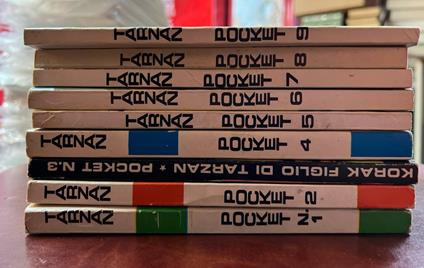 Tarzan Pocket 1-9 - copertina