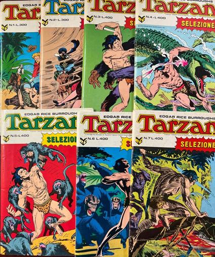 Tarzan Selezione 1-7 - copertina