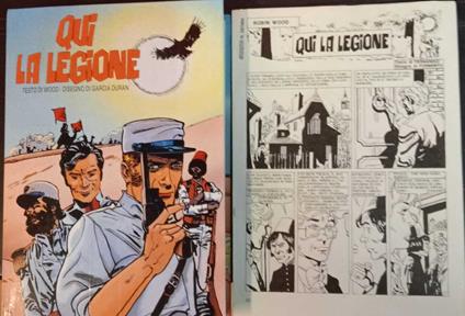 Qui la Legione. Completo di fascicoli - Wood - copertina