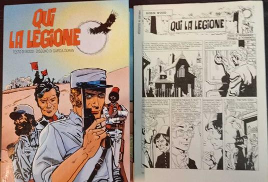 Qui la Legione. Completo di fascicoli - Wood - copertina