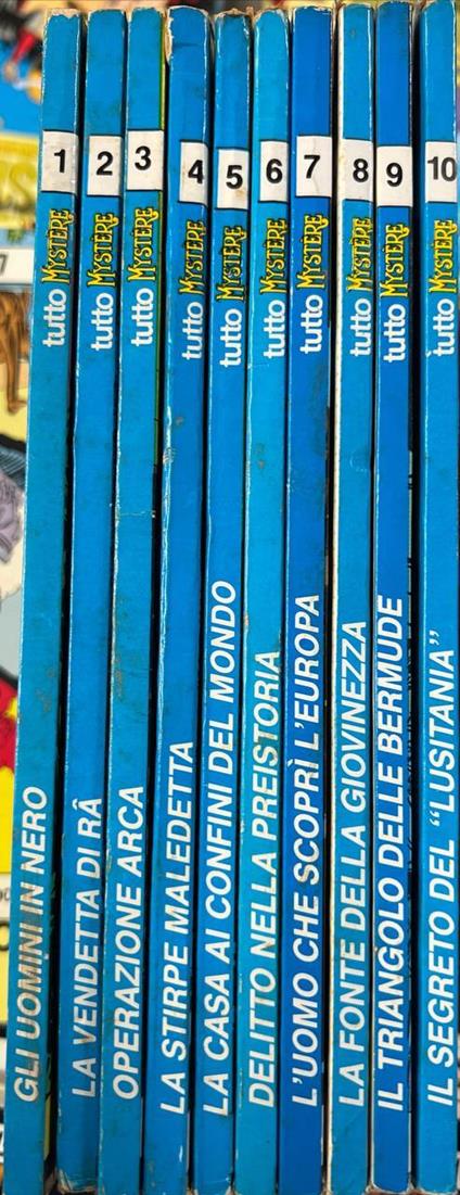 Lotto 10 fumetti Tutto Martin Mystere (da n° 1 a 10) - copertina