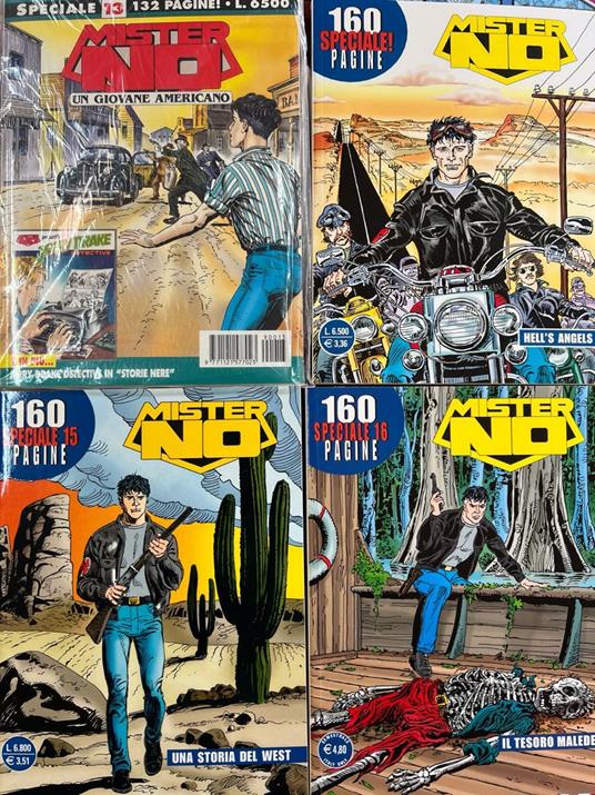Lotto Mister No Speciale (n°13-14-15-26 n° 13 con albo allegato) - copertina