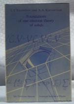 Foundations of One-Electron Theory of Solids