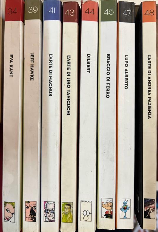 Lotto 8 fumetti "Classici del fumetto di Repubblica" (n° 34-39-41-43-44-45-47-48) - copertina