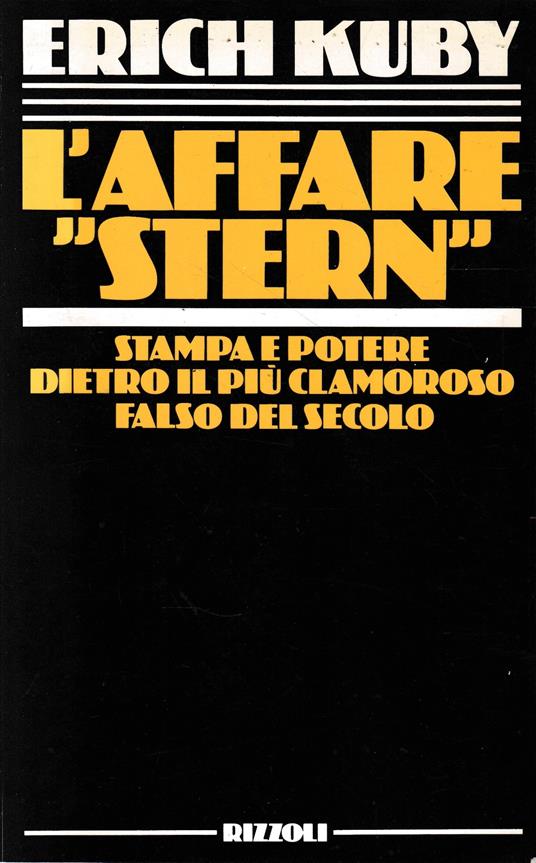 L' affare "Stern" - Erich Kuby - copertina