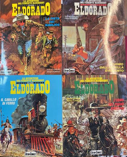 Le avventure del Tenente Blueberry. Collana Eldorado (da n° 5 a 12) - copertina