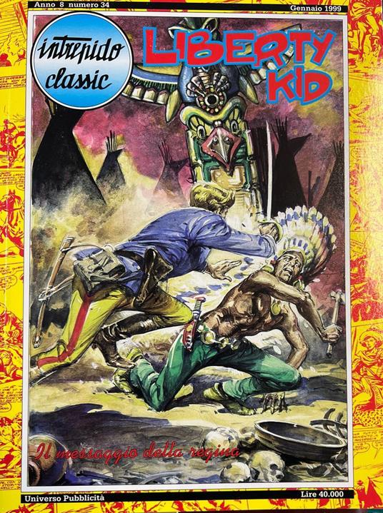 Intrepido Classic. Liberty Kid - Il messaggio della regina - copertina