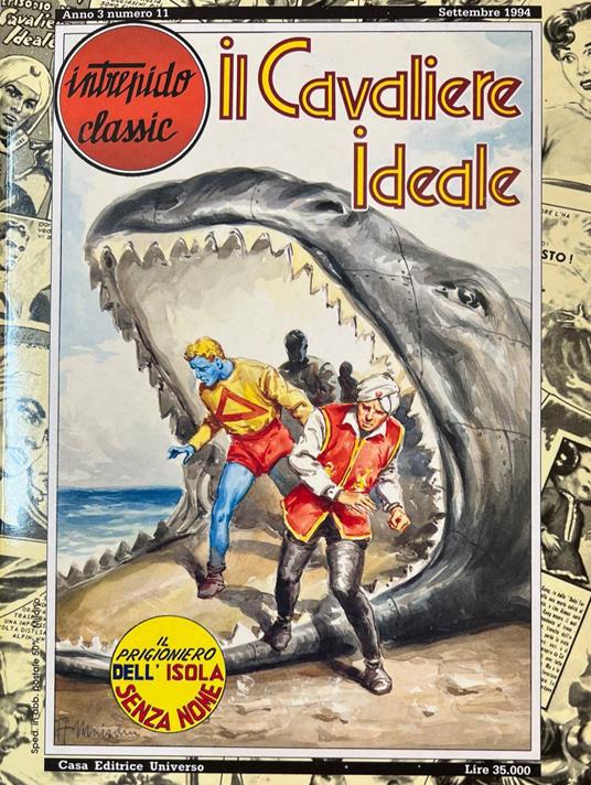 Intrepido Classic. Il cavaliere ideale - Il prigioniero dell'isola senza nome - copertina