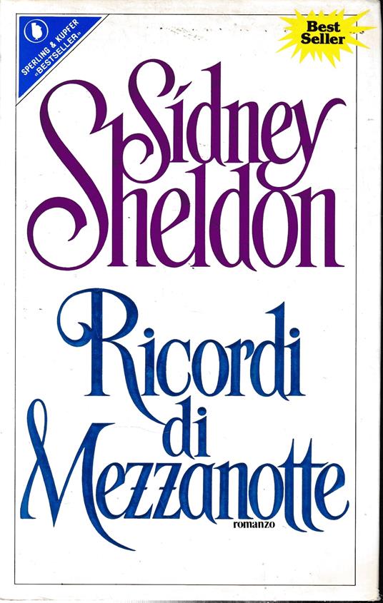 Ricordi di mezzanotte - Sidney Sheldon - copertina