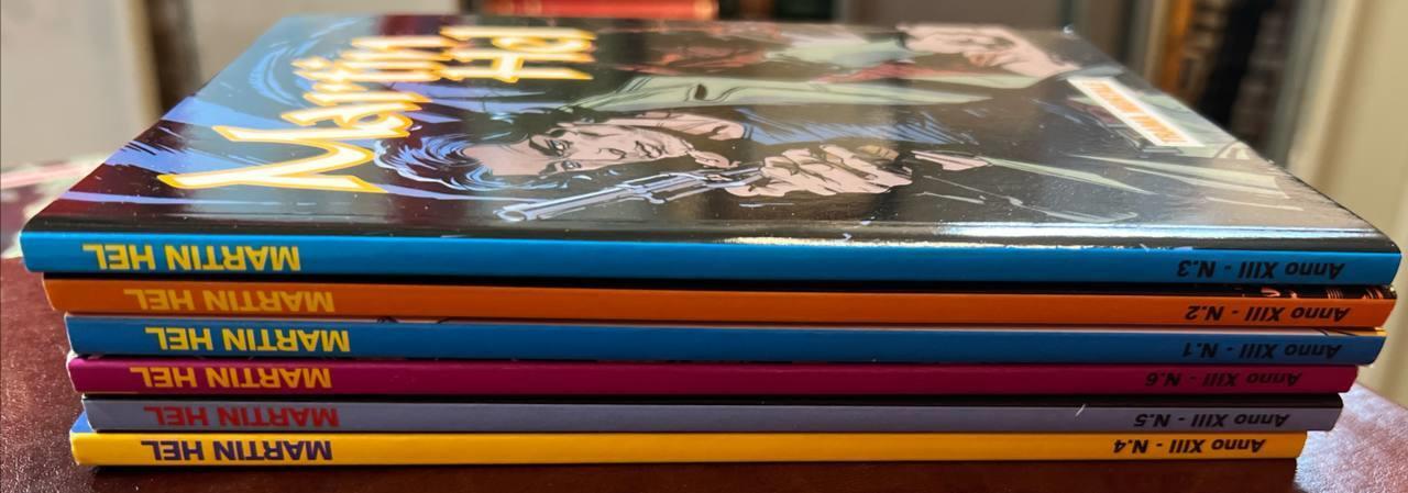 Lotto 6 fumetti Martin Hel (Anno XIII da n° 1 a 6)