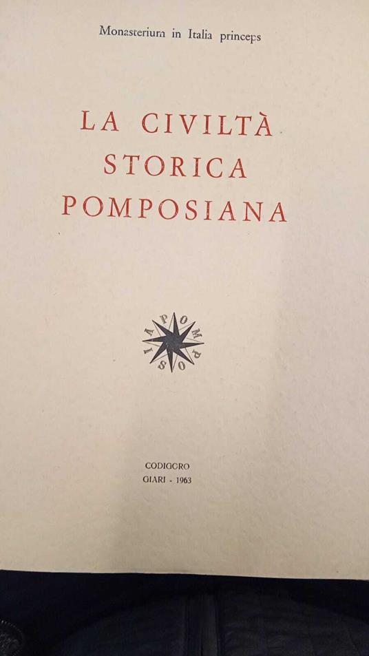 La civiltà storica pomposiana - copertina