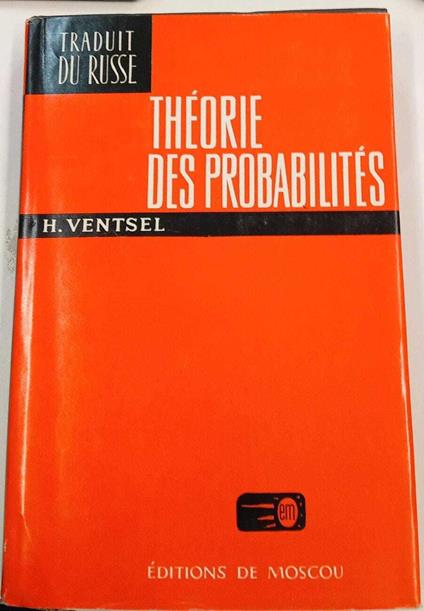 Théorie des probabilités - copertina