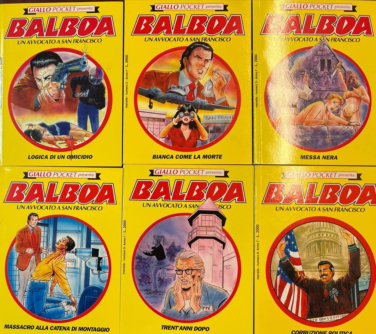 Giallo Pocket presenta: Balboa. Un avvocato A San Francisco (serie da n° 1 a 6)