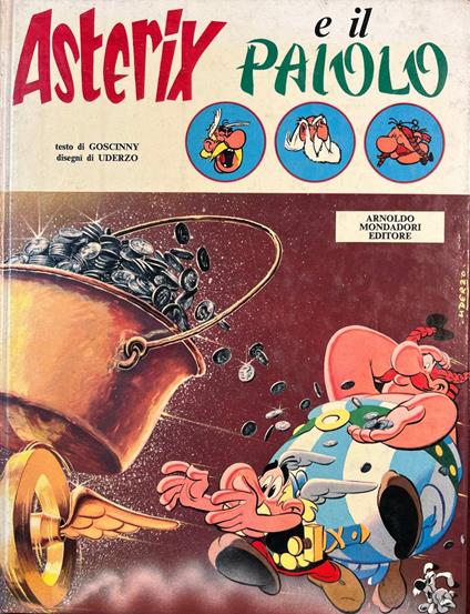 Asterix e il paiolo - René Goscinny - copertina