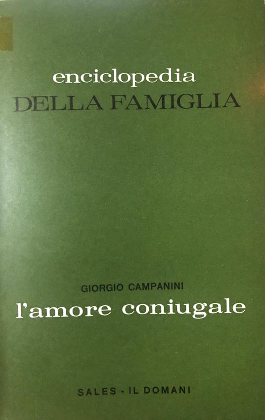 L' amore coniugale - Giorgio Campanini - copertina